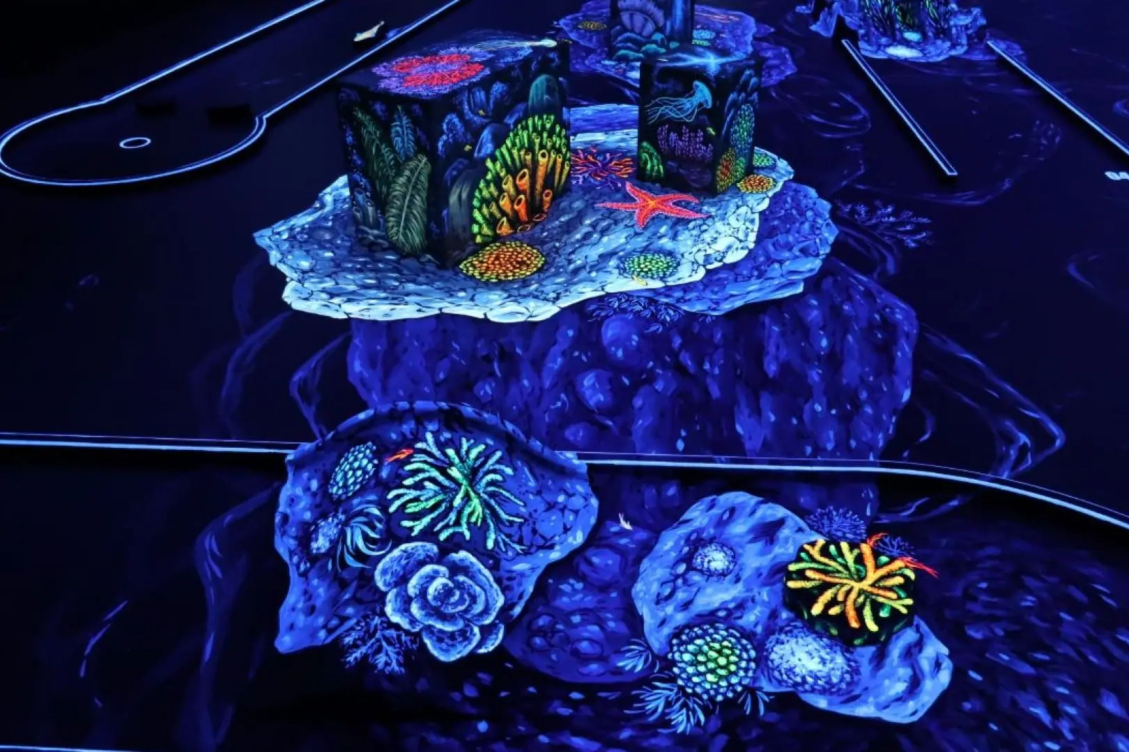 3D Blacklight Minigolf Ticket in Dubai 